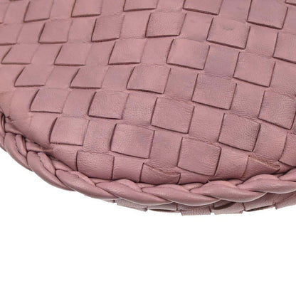 Bottega Veneta Pink Lambskin Intrecciato Hobo Handbag