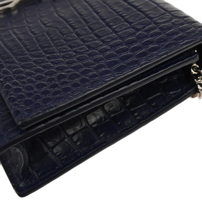 Saint Laurent Blue Kate WOC Wallet on Chain Shoulder Bag