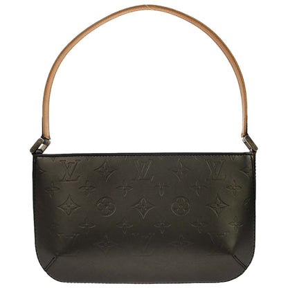 Louis Vuitton Black Monogram Mat Fowler Handbag M55142