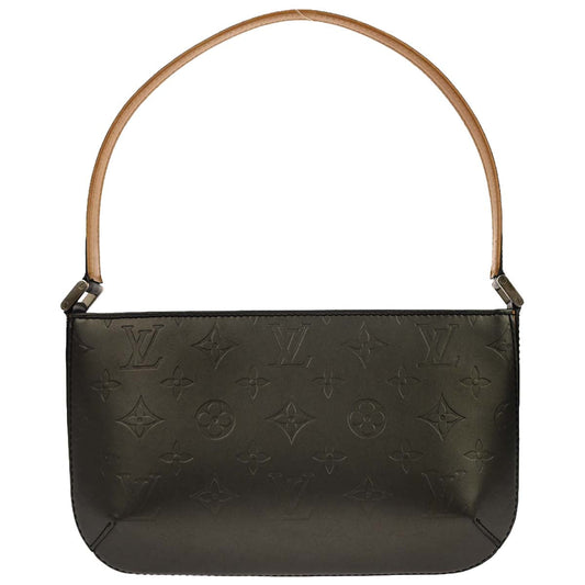 Louis Vuitton Black Monogram Mat Fowler Handbag M55142