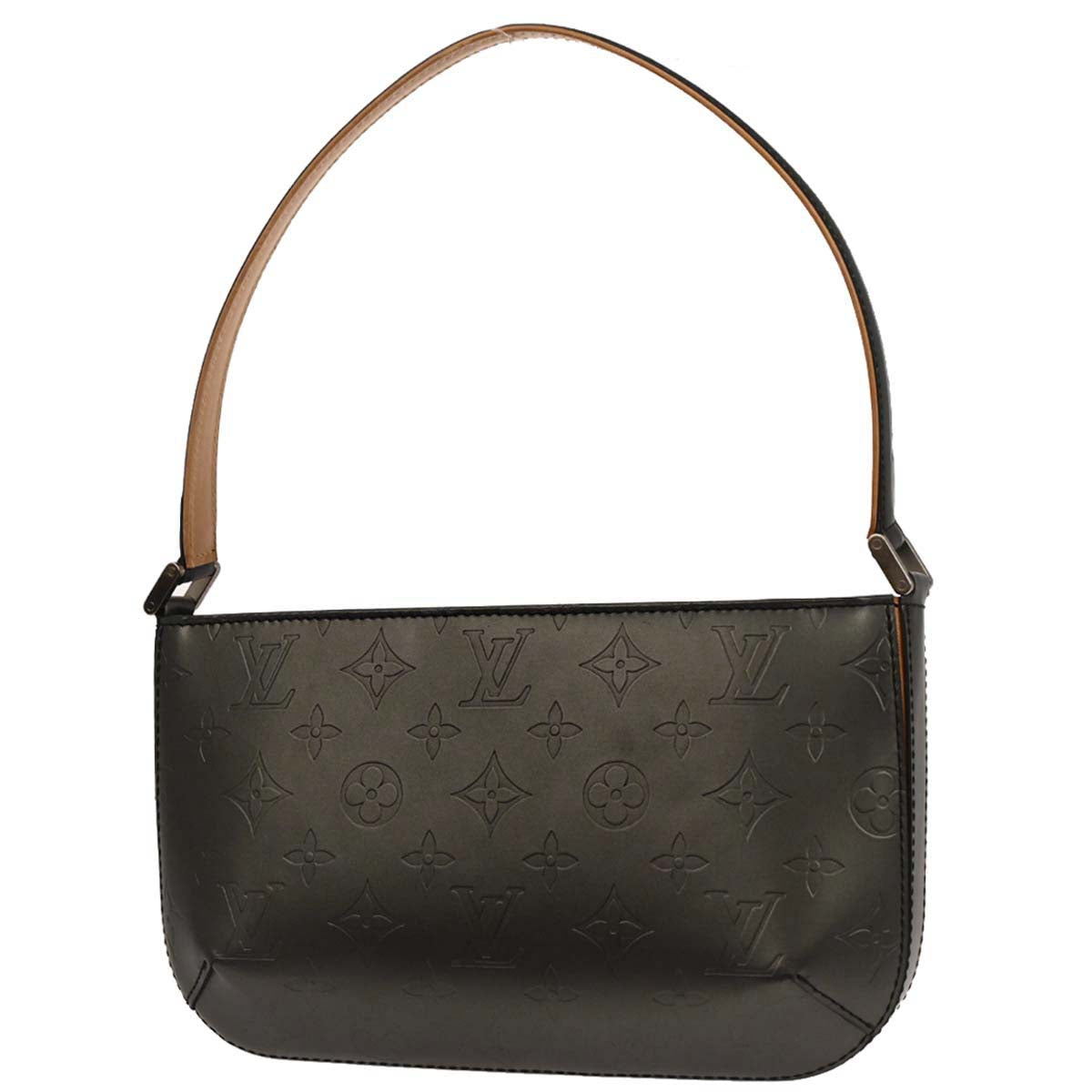 Louis Vuitton Black Monogram Mat Fowler Handbag M55142