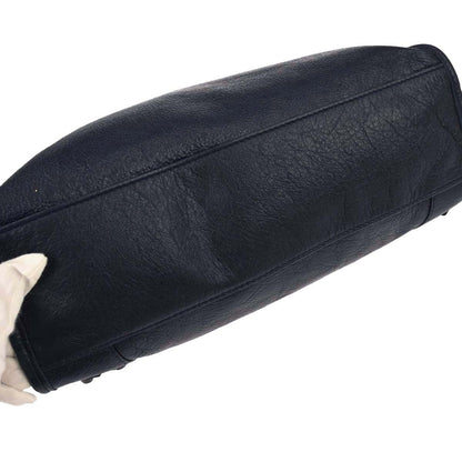 Balenciaga Navy Goatskin City Small 2way Shoulder Handbag