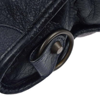 Balenciaga Navy Goatskin City Small 2way Shoulder Handbag