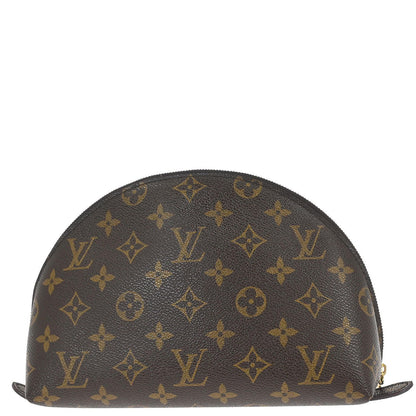 Louis Vuitton Monogram Trousse Demi Ronde Cosmetic Pouch M47520