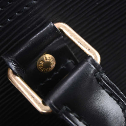 Louis Vuitton Black Epi Keepall 45 Travel Duffle Bag M42972