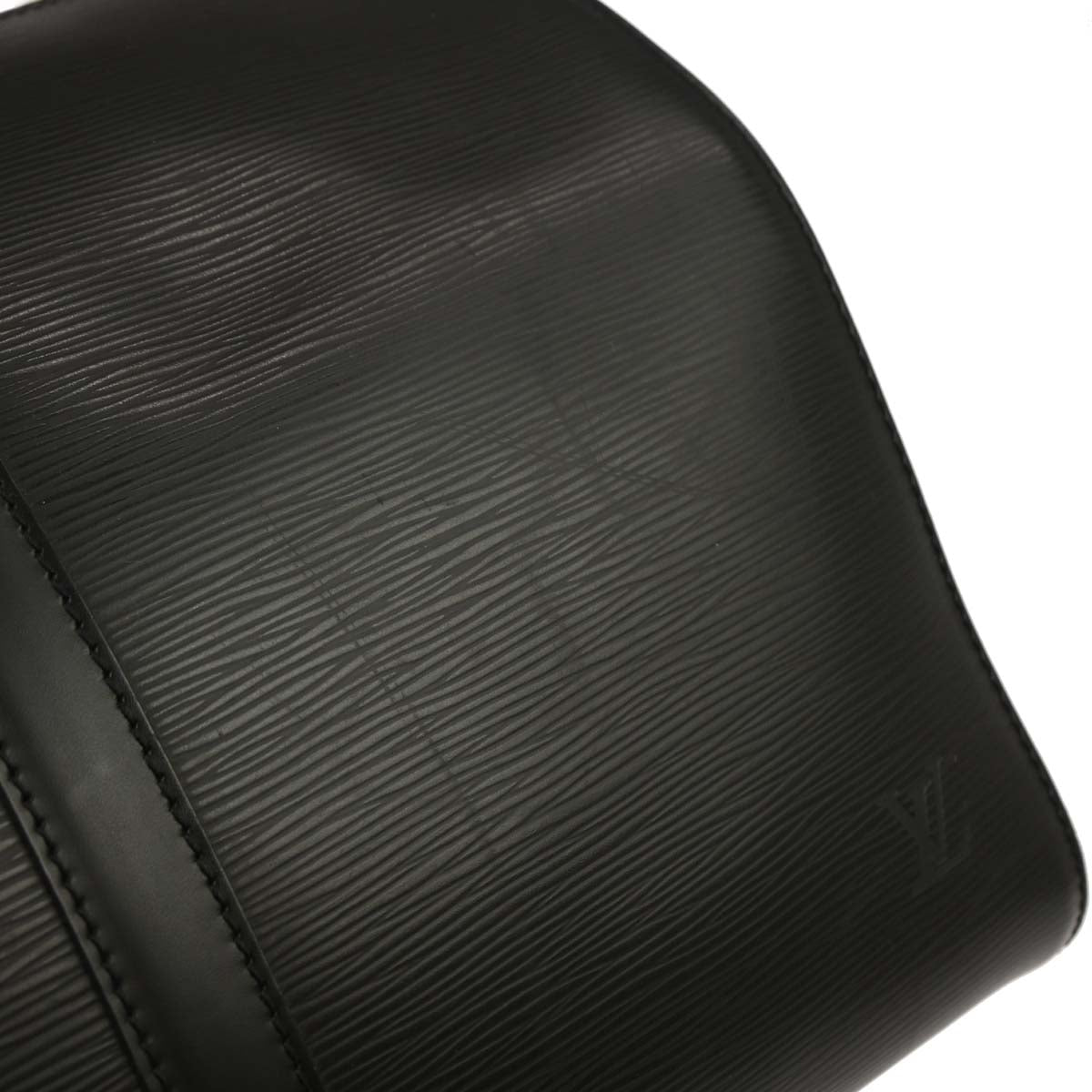 Louis Vuitton Black Epi Keepall 45 Travel Duffle Bag M42972