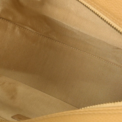 Chanel Beige Caviar Skin Bowling Bag 27