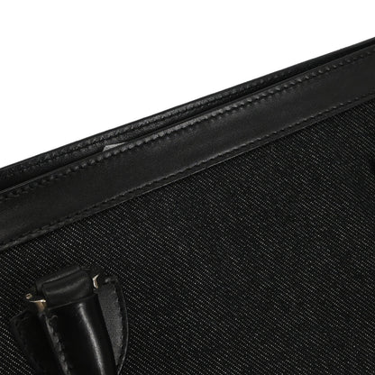 Christian Dior Black Denim Tote Handbag