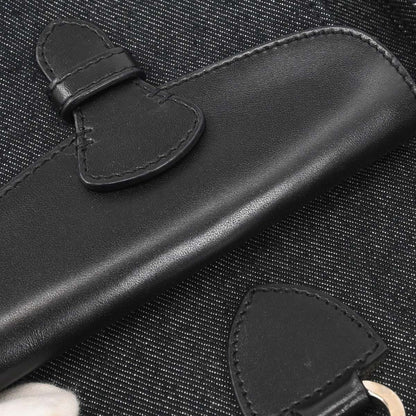 Christian Dior Black Denim Tote Handbag