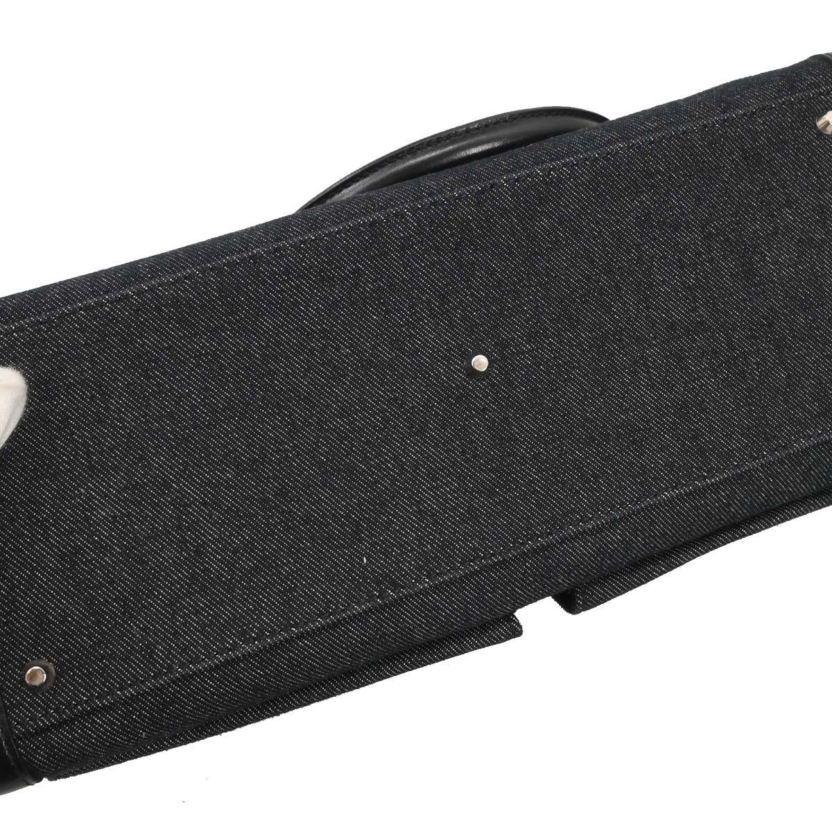 Christian Dior Black Denim Tote Handbag