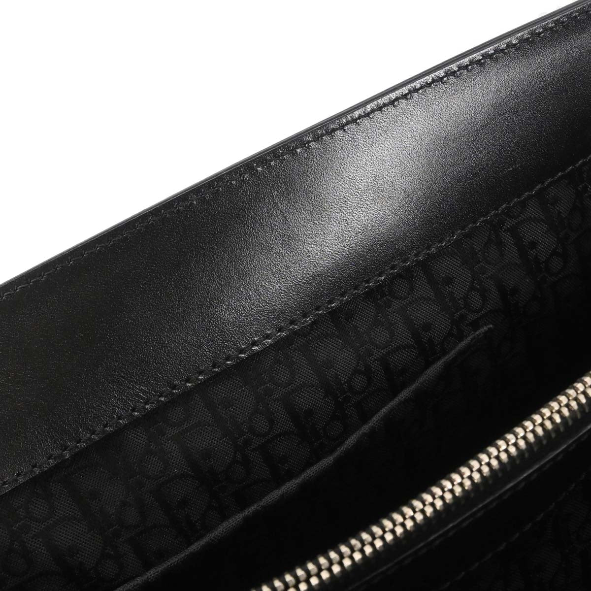 Christian Dior Black Denim Tote Handbag