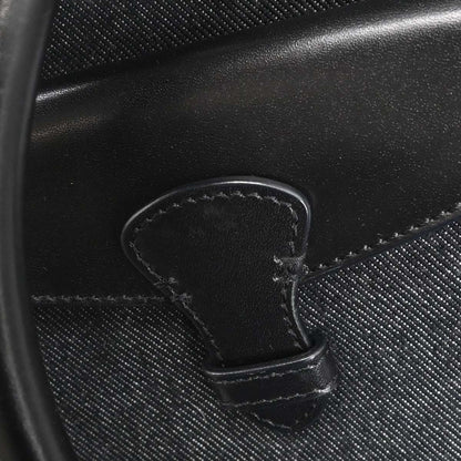 Christian Dior Black Denim Tote Handbag