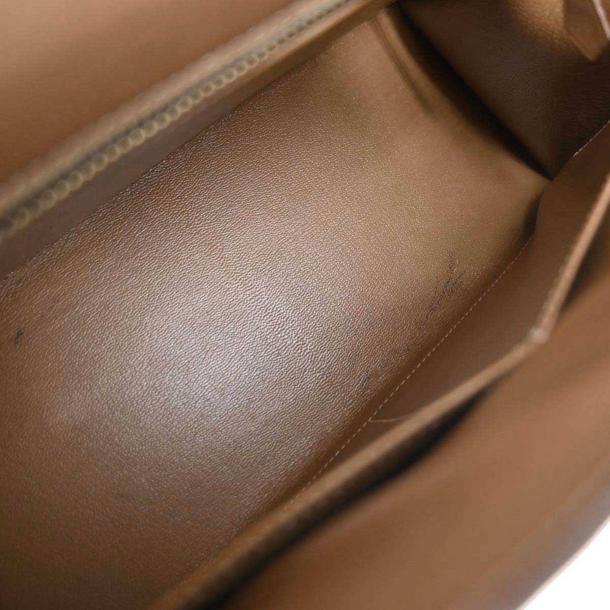 Hermes Beige Natural Toile H Vache Kelly 28 Sellier 2way Shoulder Handbag