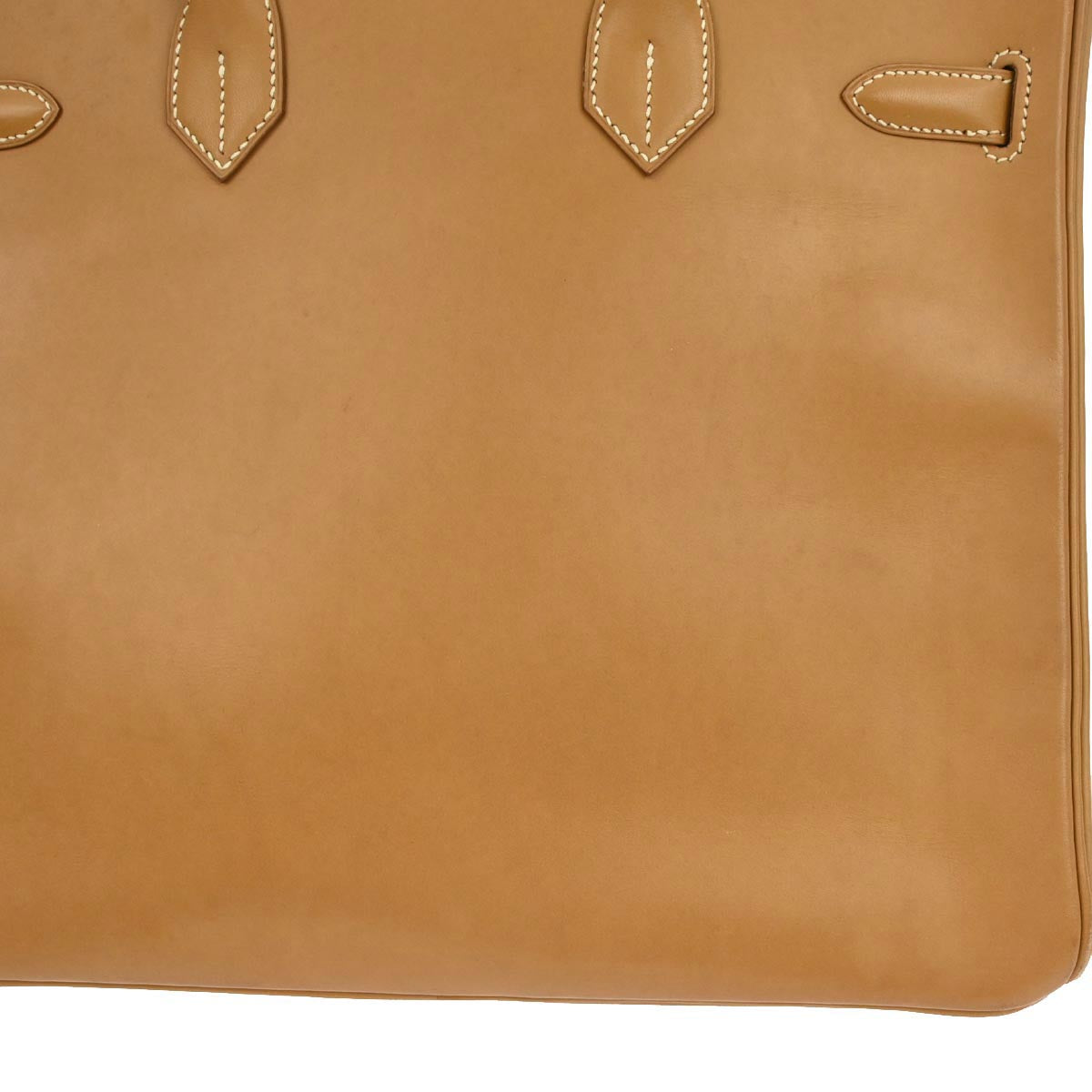 Hermes Natural Vache Haut a Courroies 32 Handbag