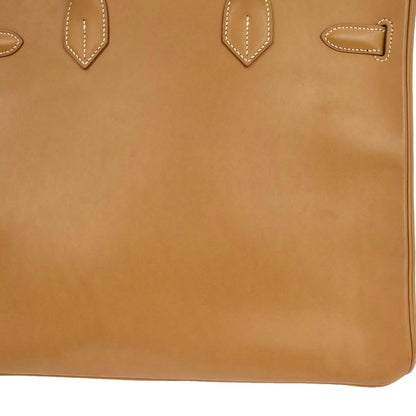 Hermes Natural Vache Haut a Courroies 32 Handbag