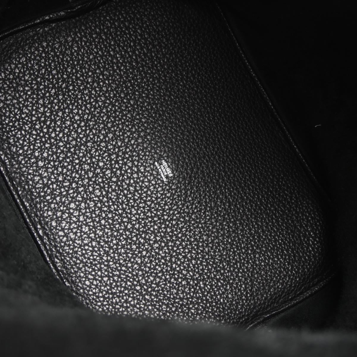 Hermes Black Taurillon Clemence Picotin Lock TGM Handbag