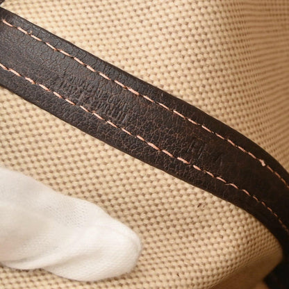 Hermes Natural Havane Toile H Garden Party 30 TPM 2way Shoulder Tote Bag