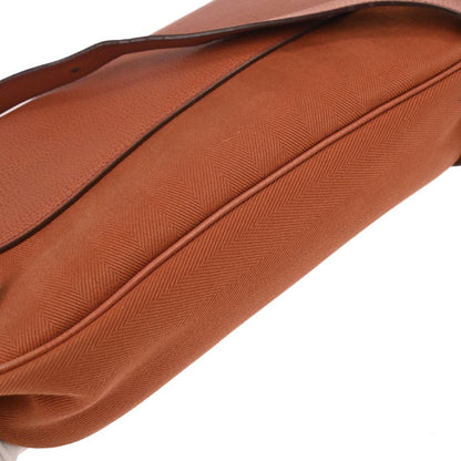 Hermes Orange Toile Vache Liegee Sac Colorado MM Shoulder Bag