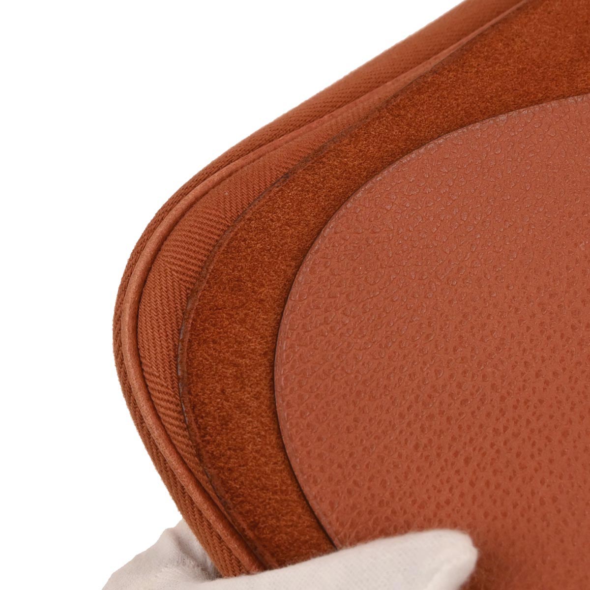 Hermes Orange Toile Vache Liegee Sac Colorado MM Shoulder Bag