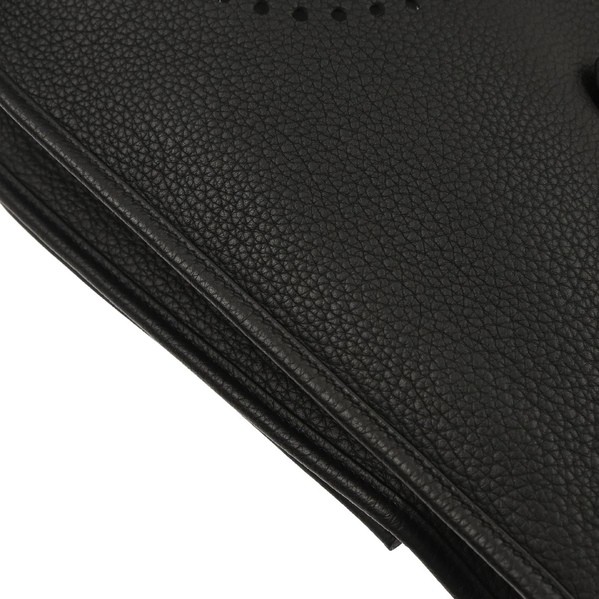 Hermes Black Taurillon Clemence Evelyne 2 29 PM Shoulder Bag
