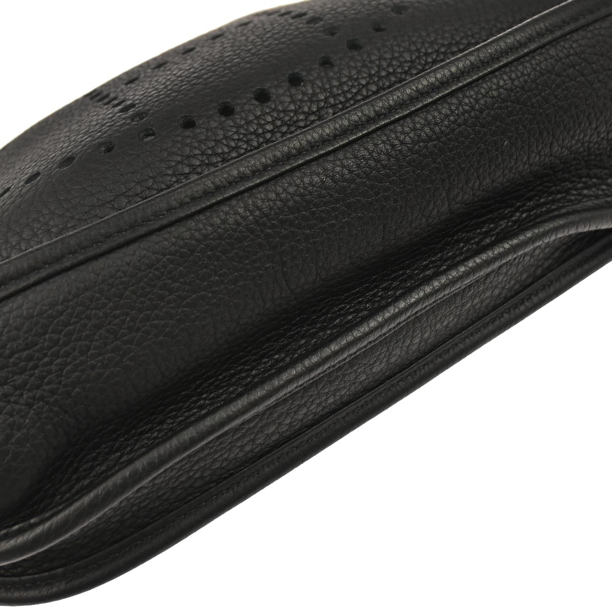 Hermes Black Taurillon Clemence Evelyne 2 29 PM Shoulder Bag