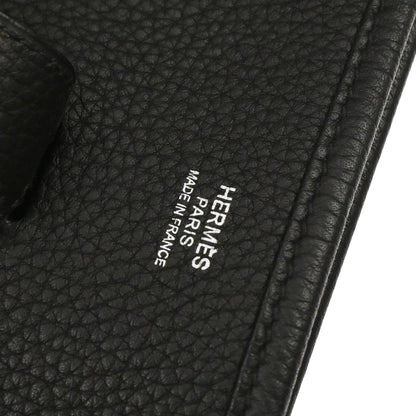 Hermes Black Taurillon Clemence Evelyne 2 29 PM Shoulder Bag