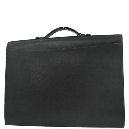 Hermes Dark Navy Evergrain Sac a Depeches 41 Business Bag Handbag