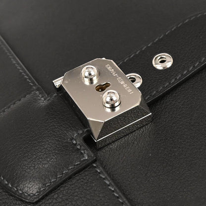 Hermes Dark Navy Evergrain Sac a Depeches 41 Business Bag Handbag