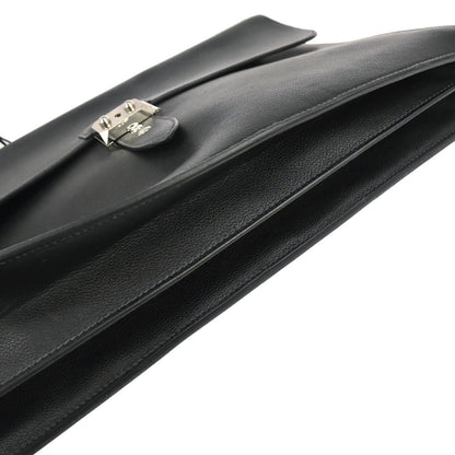 Hermes Dark Navy Evergrain Sac a Depeches 41 Business Bag Handbag