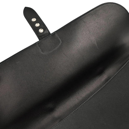 Hermes Dark Navy Evergrain Sac a Depeches 41 Business Bag Handbag