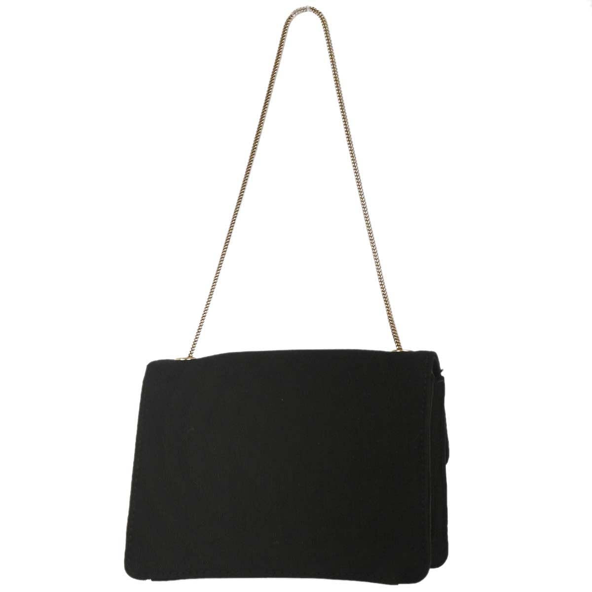 Chanel 2008-2009 Black Satin Mademoiselle Lock Handbag