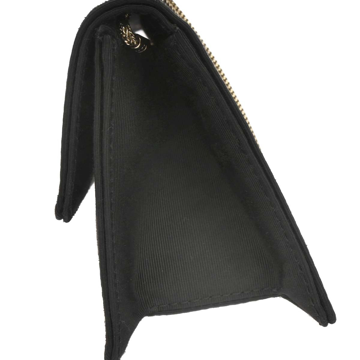 Chanel 2008-2009 Black Satin Mademoiselle Lock Handbag