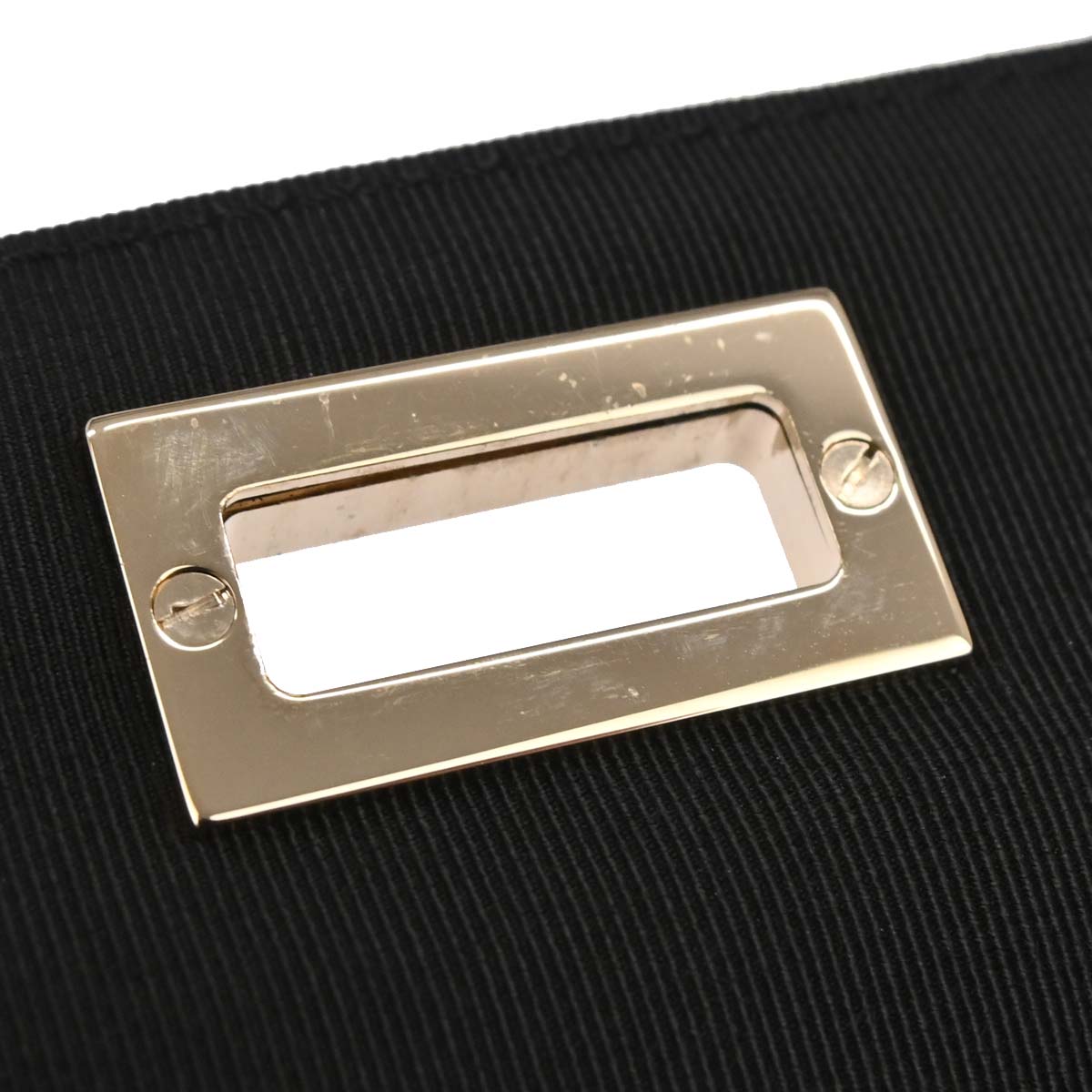 Chanel 2008-2009 Black Satin Mademoiselle Lock Handbag