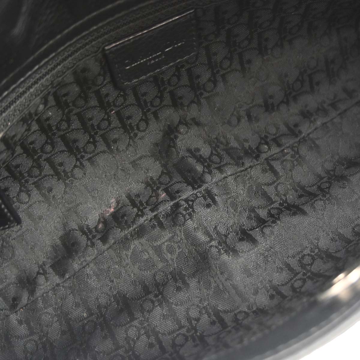 Christian Dior Black Leather John Galliano Handbag