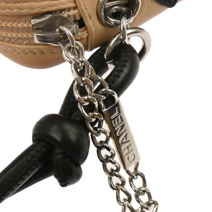 Chanel Beige Calfskin Cambon Ligne Handbag