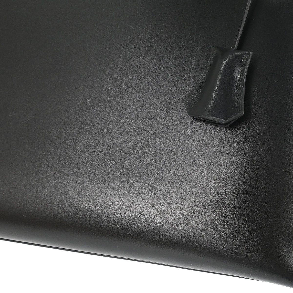 Hermes Black Box Calf Kelly 32 Sellier 2way Shoulder Handbag