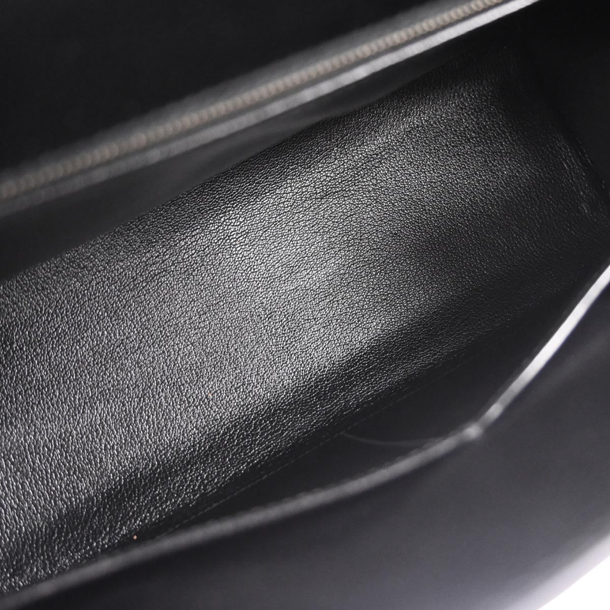 Hermes Black Box Calf Kelly 32 Sellier 2way Shoulder Handbag