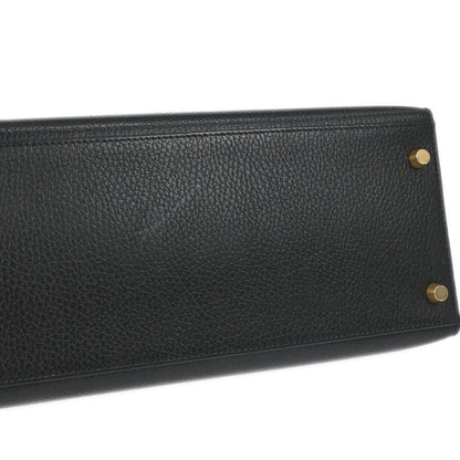 Hermes Black Ardennes Kelly 35 Sellier 2way Shoulder Handbag