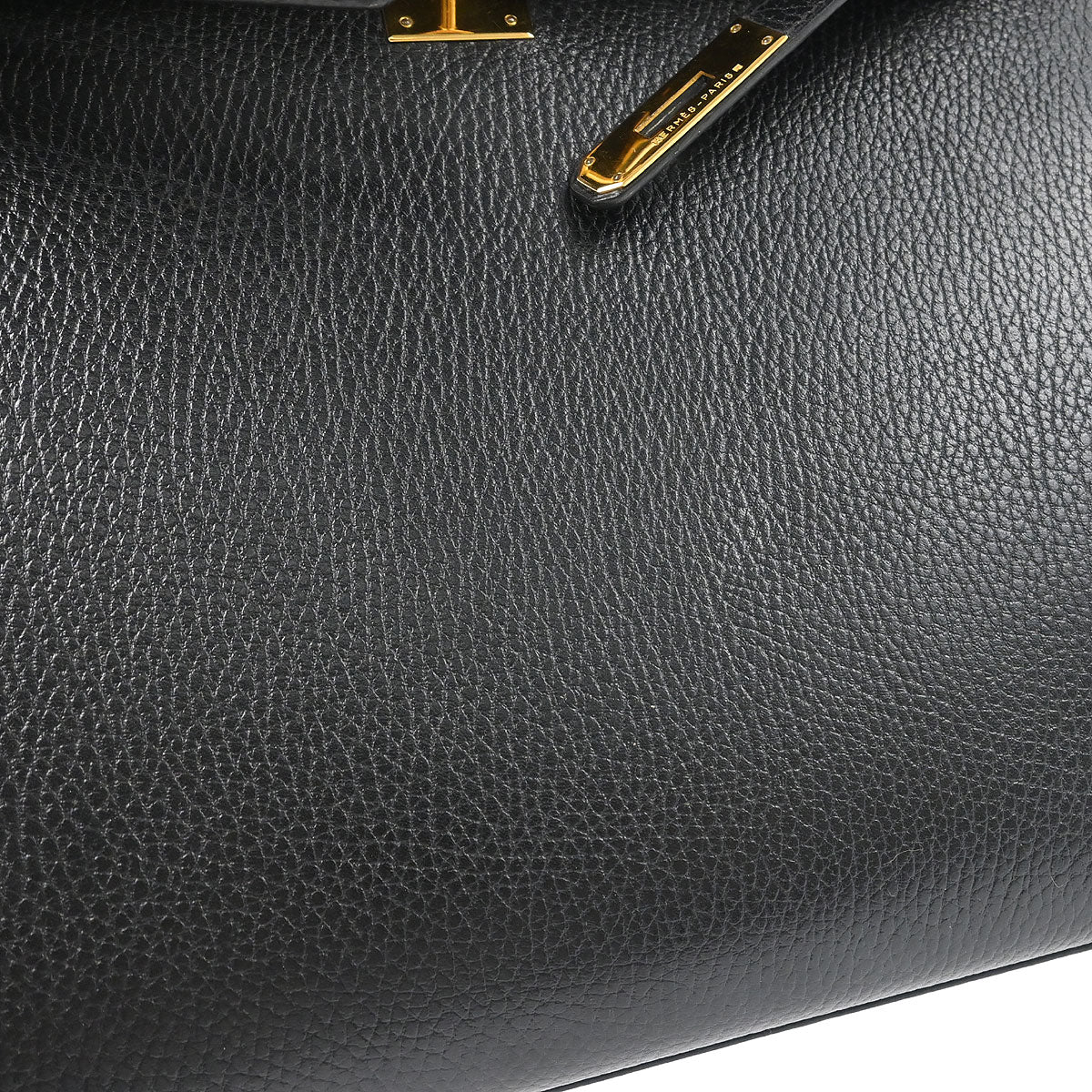 Hermes Black Ardennes Kelly 35 Sellier 2way Shoulder Handbag