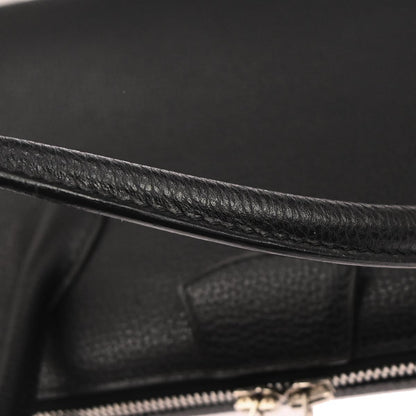 Hermes Black Courchevel Paris Bombay 40 Handbag