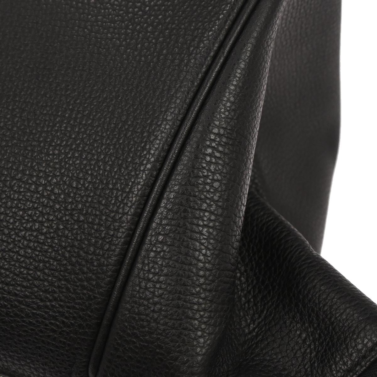 Hermes Black Courchevel Paris Bombay 40 Handbag