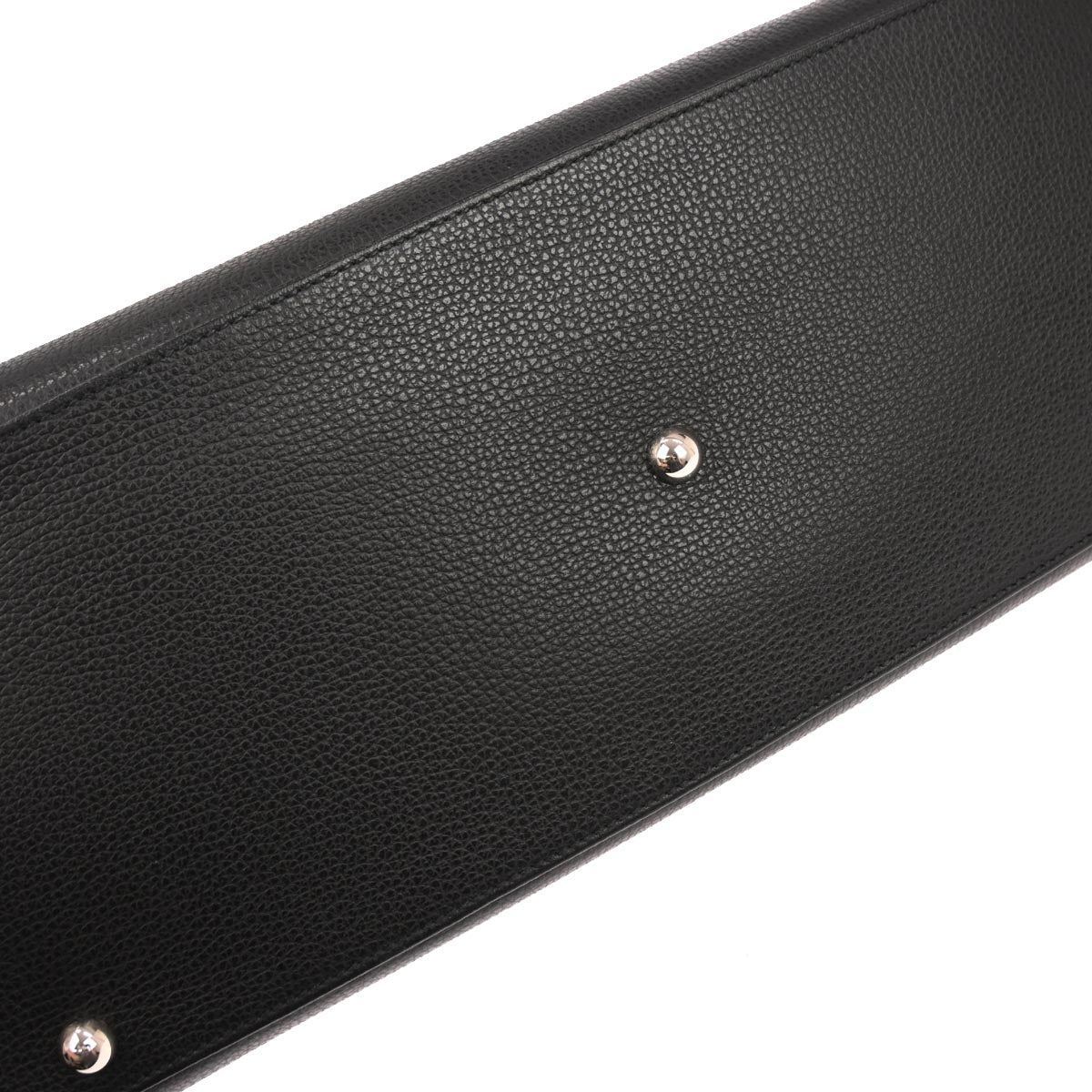 Hermes Black Courchevel Paris Bombay 40 Handbag