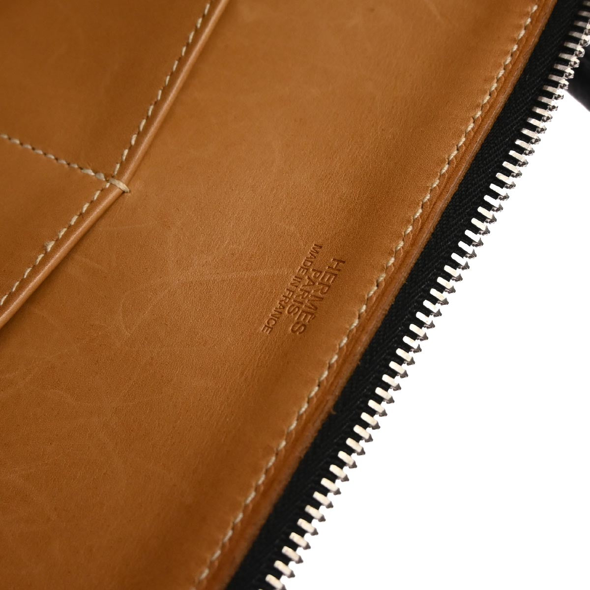 Hermes Black Courchevel Paris Bombay 40 Handbag