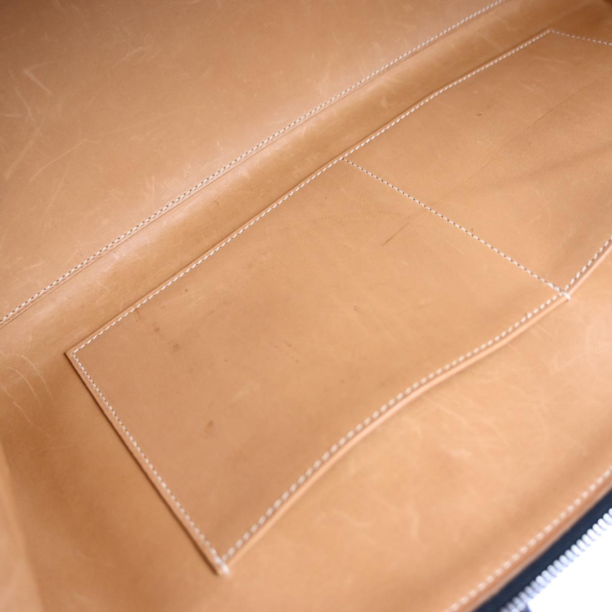 Hermes Black Courchevel Paris Bombay 40 Handbag