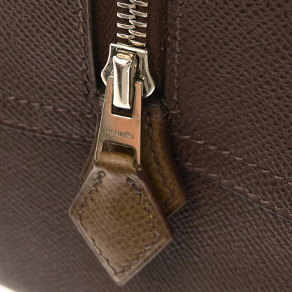 Hermes Chocolat Epsom Plume 32 Handbag