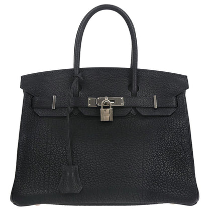 Hermes Blue Indigo Fjord Birkin 30 Handbag