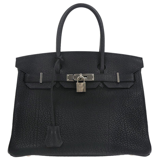 Hermes Blue Indigo Fjord Birkin 30 Handbag