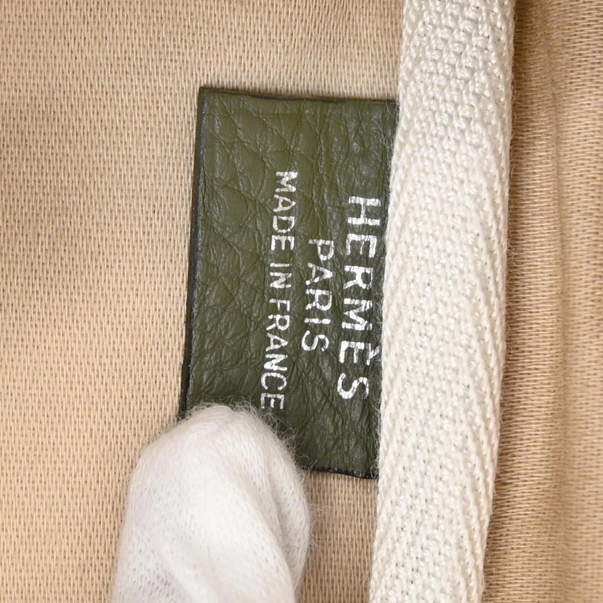 Hermes Olive Green Taurillon Clemence Victoria 50 Travel Handbag
