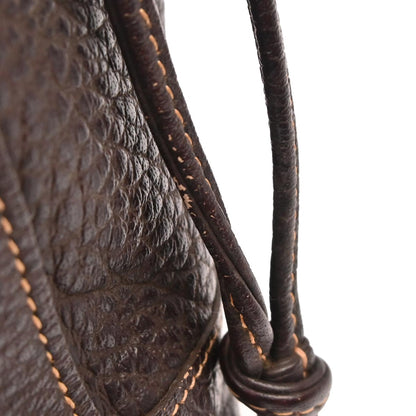 Hermes Havane Buffle Skipper Market GM Bucket Drawstring Shoulder Bag