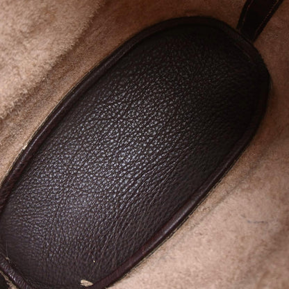 Hermes Havane Buffle Skipper Market GM Bucket Drawstring Shoulder Bag